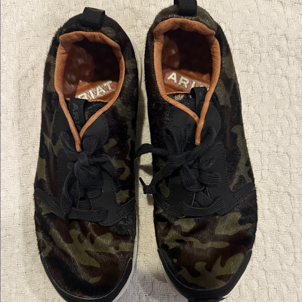Ariat Camouflage Sneakers with Black and Brown